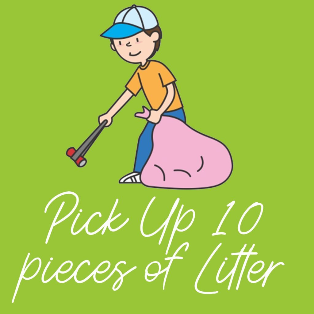 Pick Up 10 Pieces Of Litter